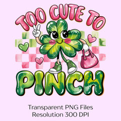 Too Cute to Pinch St Patrick's Day Clipart Bundle - CraftNest - Digital Crafting and Art