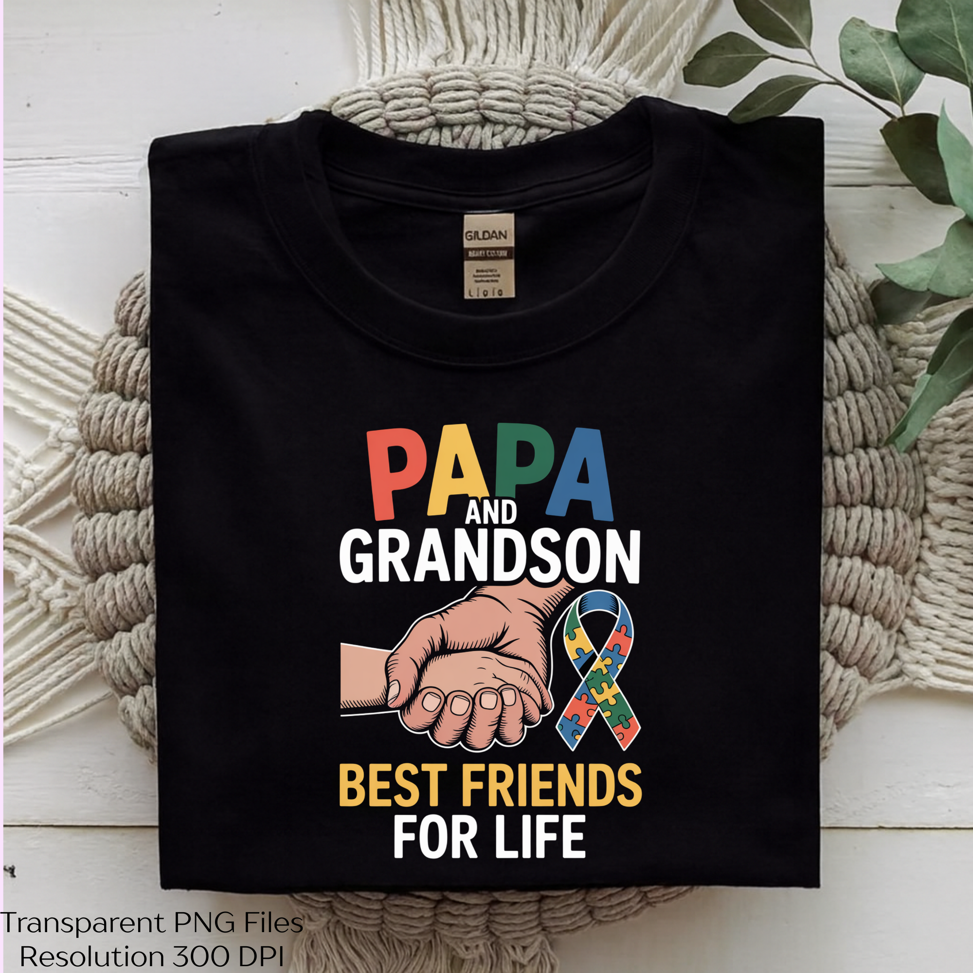 Papa and Grandson Autism Clipart Bundle - CraftNest - Digital Crafting and Art