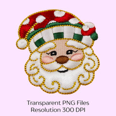 Christmas Santa Faux Yarn Clipart Bundle - CraftNest - Digital Crafting and Art