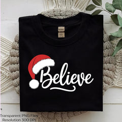 Christmas Santa Hat Believe Clipart Bundle - CraftNest - Digital Crafting and Art