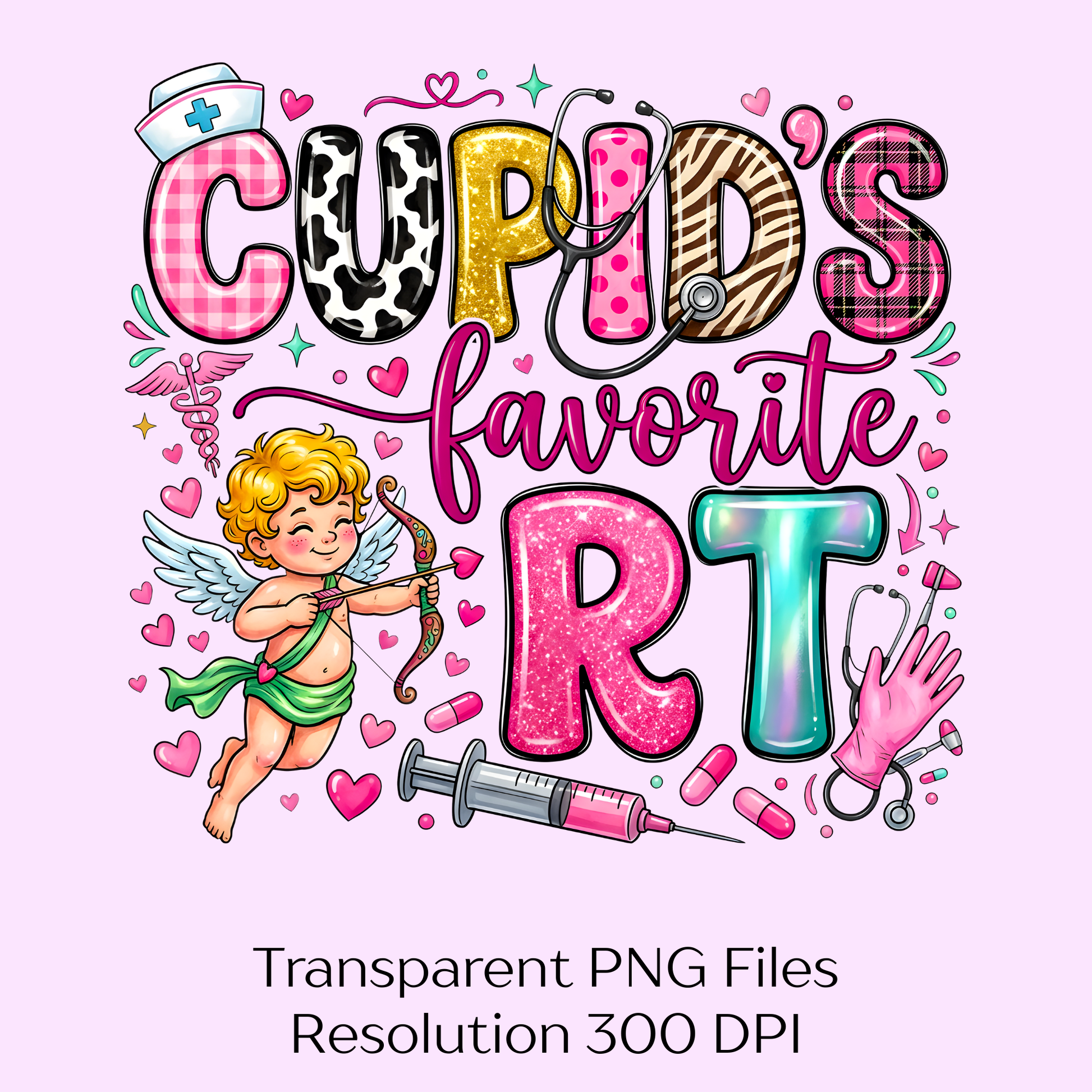 Valentine Respiratory Therapist Clipart Bundle - CraftNest - Digital Crafting and Art