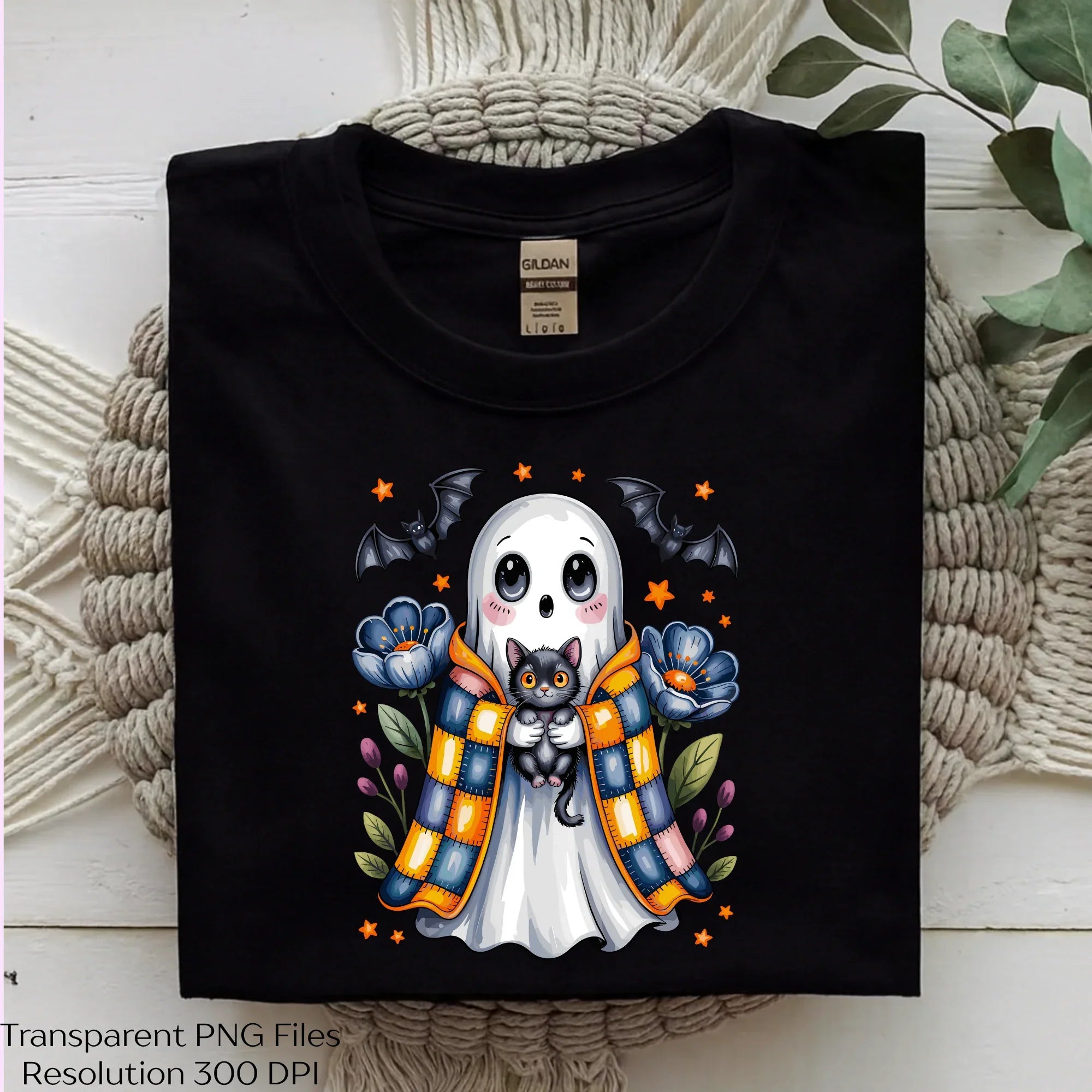 Halloween Ghost Black Cat Patchwork SVG Bundle - CraftNest - Digital Crafting and Art