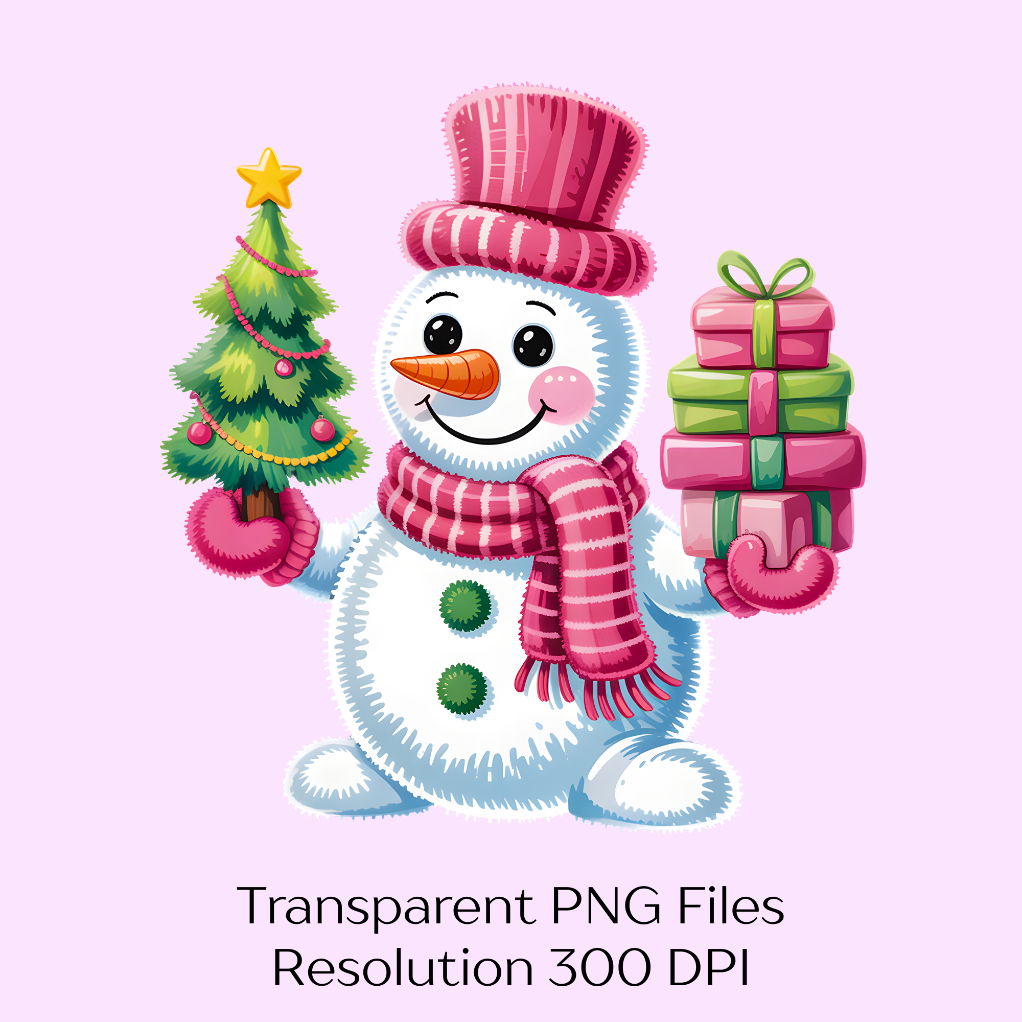 Christmas Snowman Faux Yarn Clipart Bundle - CraftNest - Digital Crafting and Art