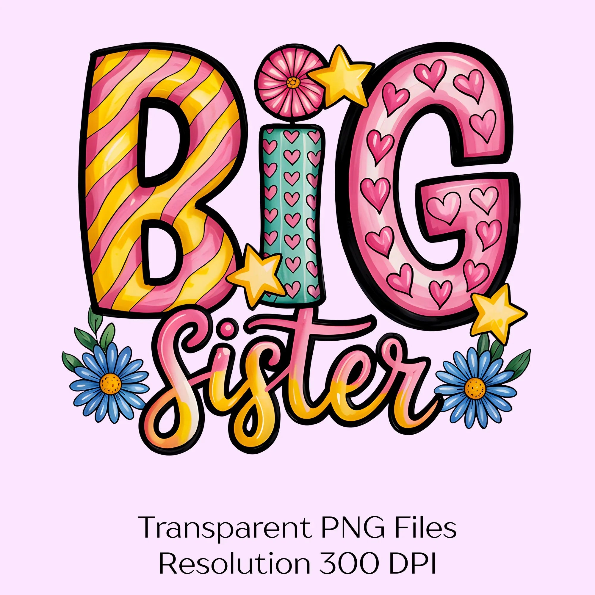 Big Sister Clipart Bundle - CraftNest - Digital Crafting and Art