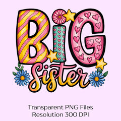 Big Sister Clipart Bundle - CraftNest - Digital Crafting and Art