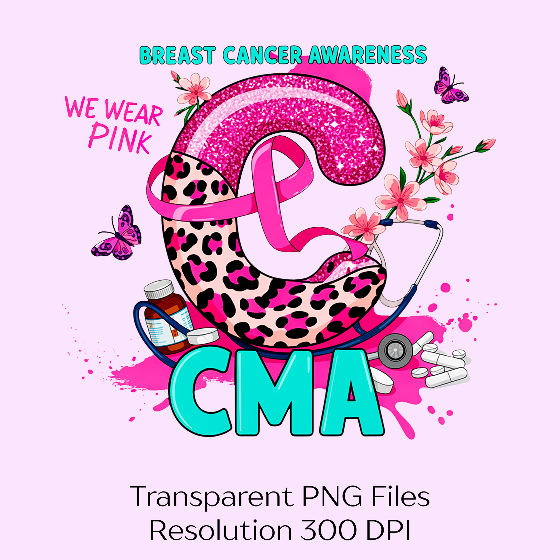 Breast Cancer Awareness Clipart Bundle - CraftNest - Digital Crafting and Art