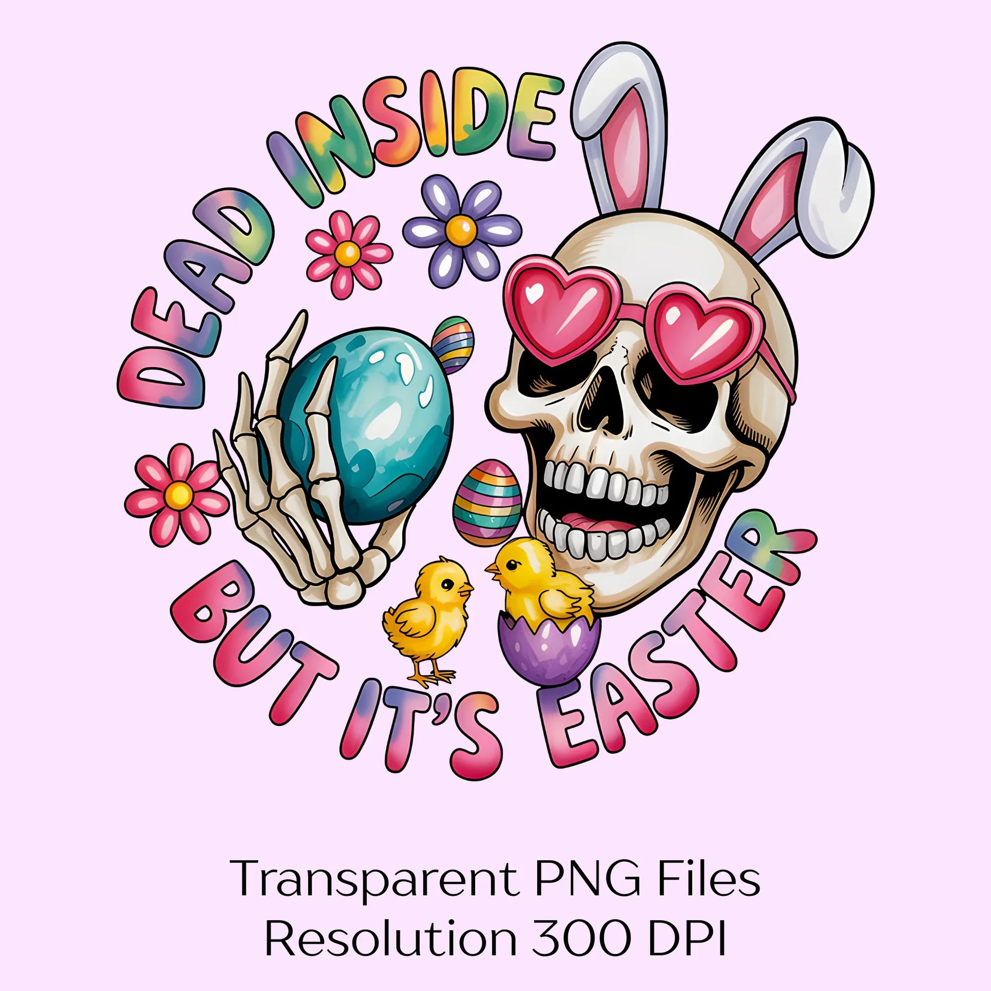 Easter Dead Inside Clipart Bundle
