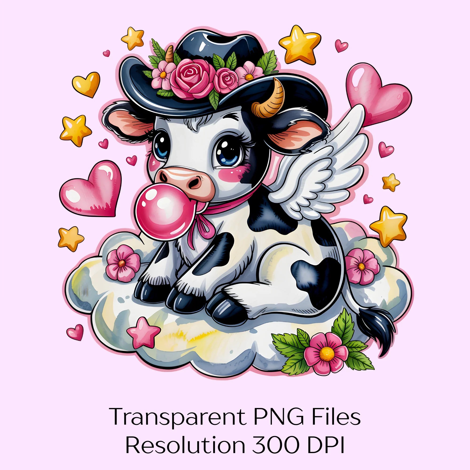 Holstein Cow Valentine Day Clipart Bundle - CraftNest - Digital Crafting and Art