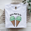 We're Mint to Be Kawaii Cream Cone Pun SVG Clipart Bundle