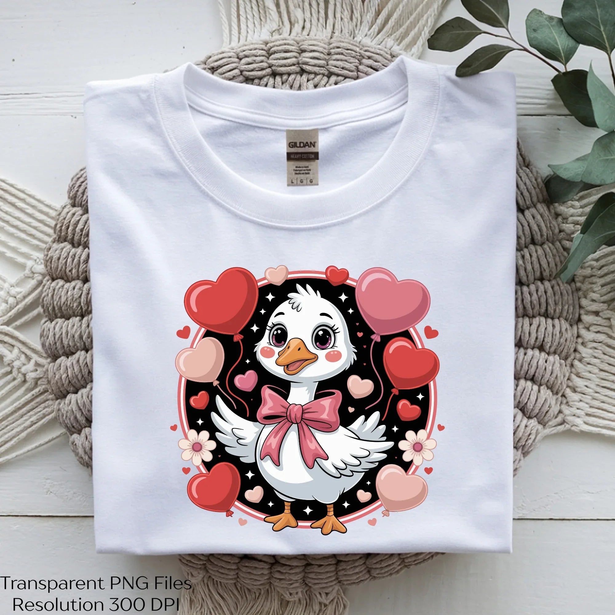Preppy Cute Goose Valentine Day Clipart Bundle - CraftNest - Digital Crafting and Art