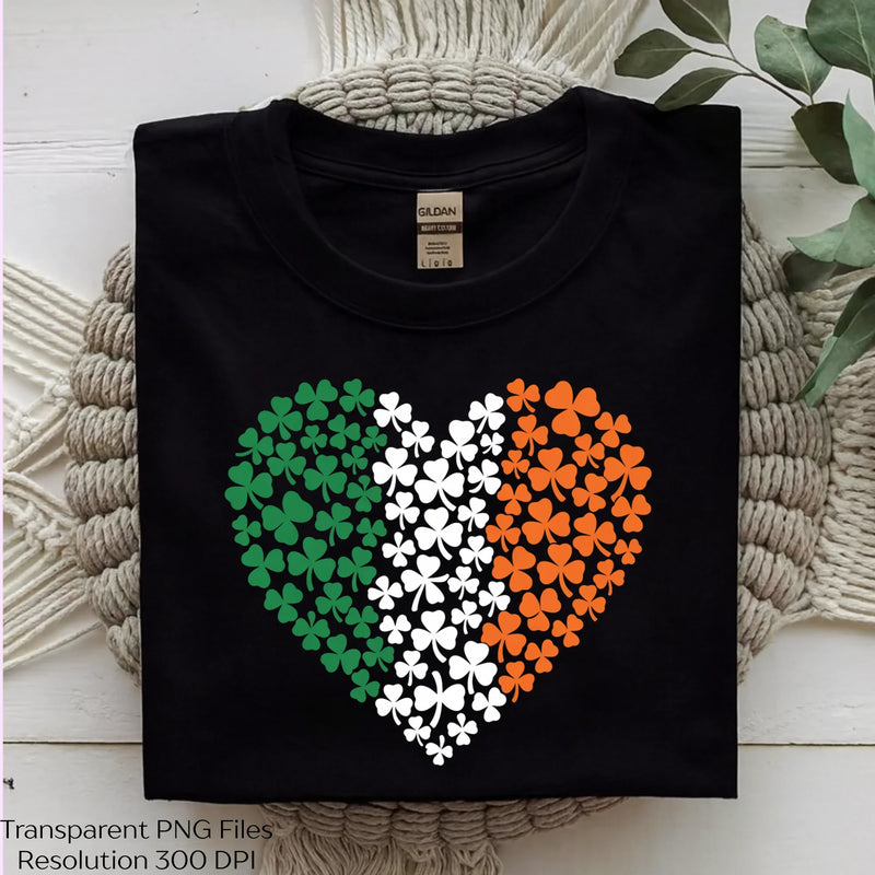 Irish Flag Heart Shamrock Clipart Bundle - CraftNest - Digital Crafting and Art