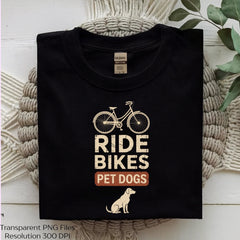Ride Bikes Pet Dogs Cycling Clipart Bundle - CraftNest - Digital Crafting and Art