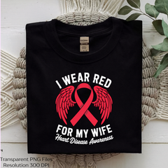 Wear Red for My Wife Awareness Clipart Bundle - CraftNest - Digital Crafting and Art