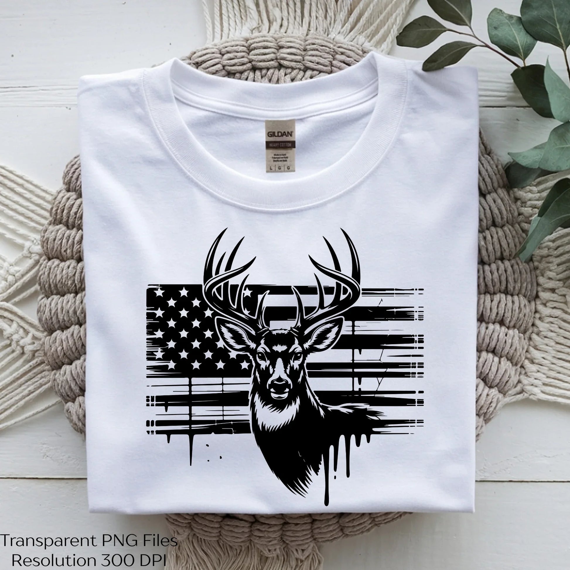 Deer Hunting American Flag Clipart Bundle - CraftNest - Digital Crafting and Art