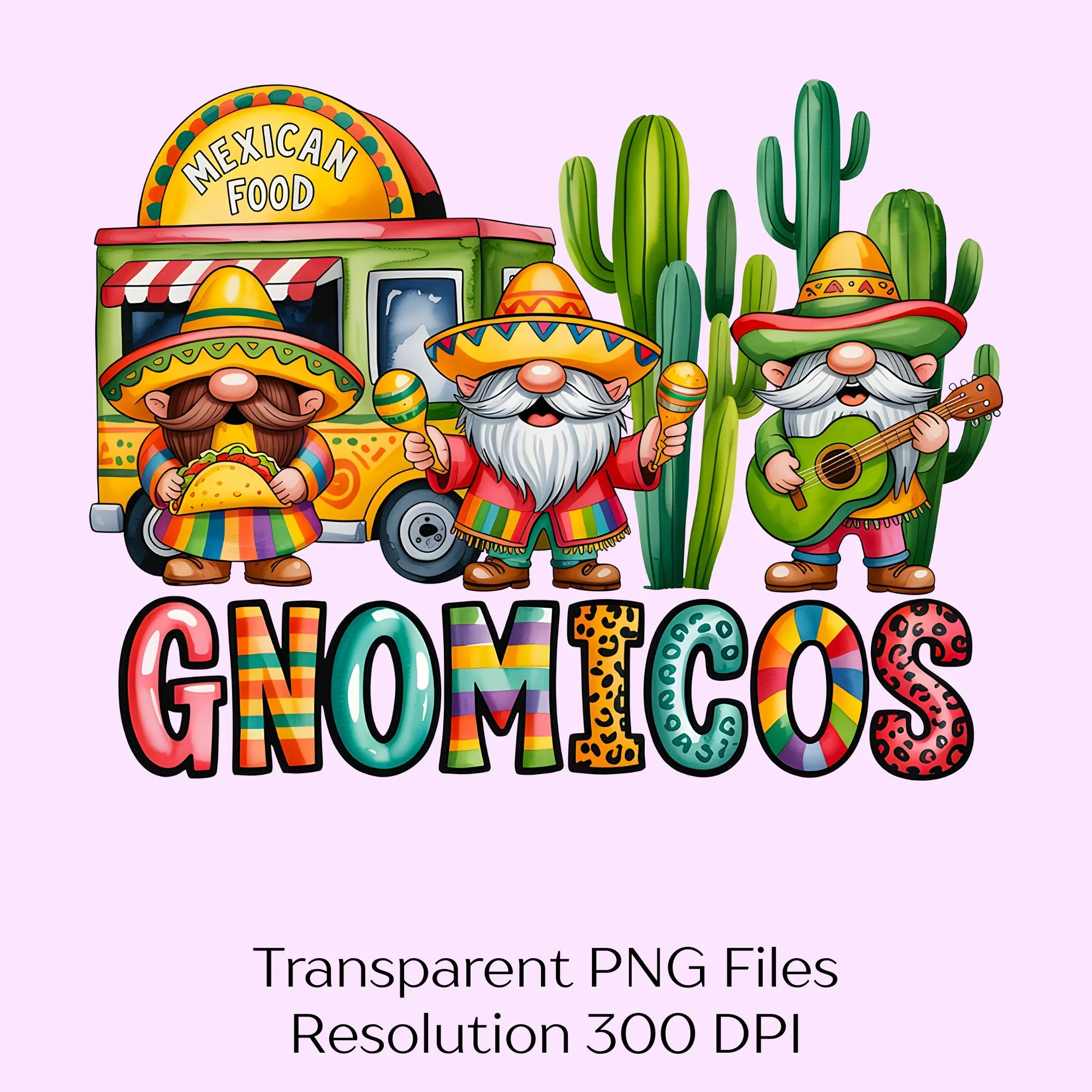 Mexico Gnomigos Clipart Bundle - CraftNest - Digital Crafting and Art