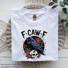 Caw Gothic Raven Shirt Clipart Bundle