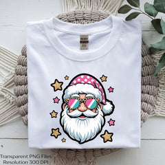 Preppy Santa Retro Christmas Clipart Bundle - CraftNest - Digital Crafting and Art