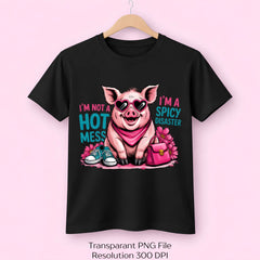 Valentine's Day Shirt Clipart Bundle: I'm Not a Hot Mess Disaster - CraftNest - Digital Crafting and Art