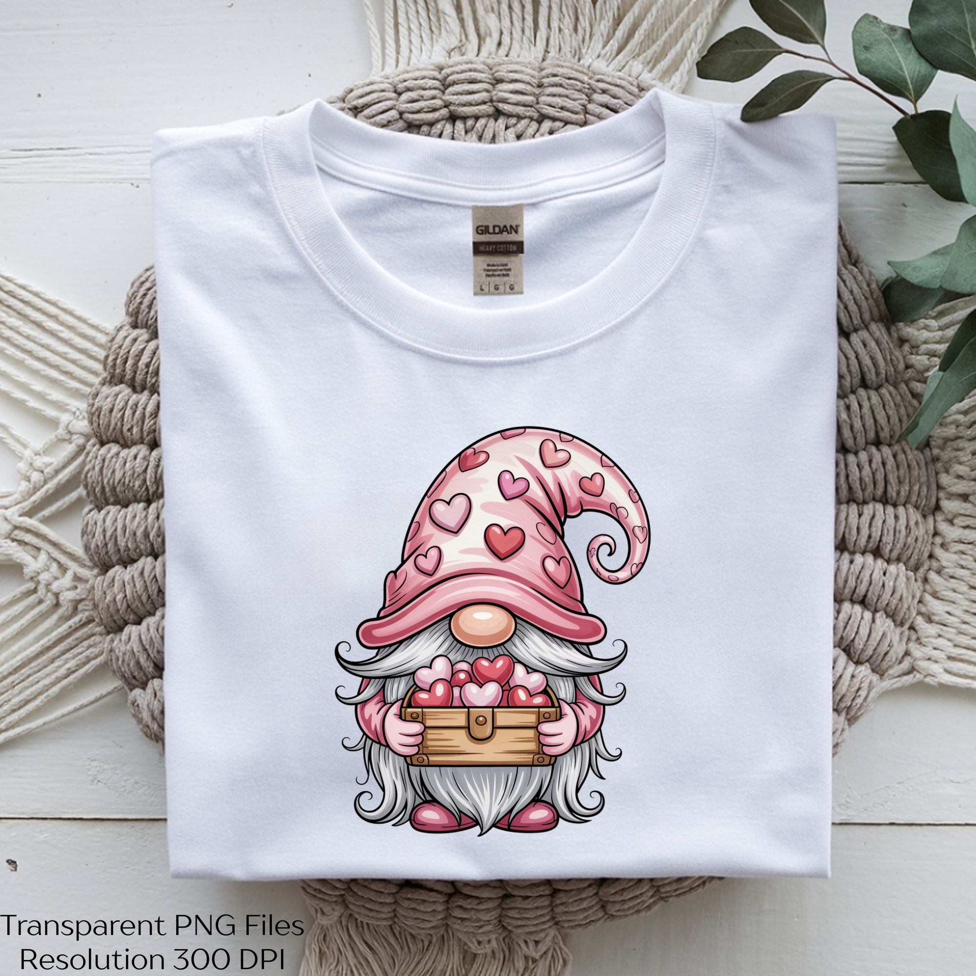 Valentine Gnome Heart Chest Clipart Bundle - CraftNest - Digital Crafting and Art