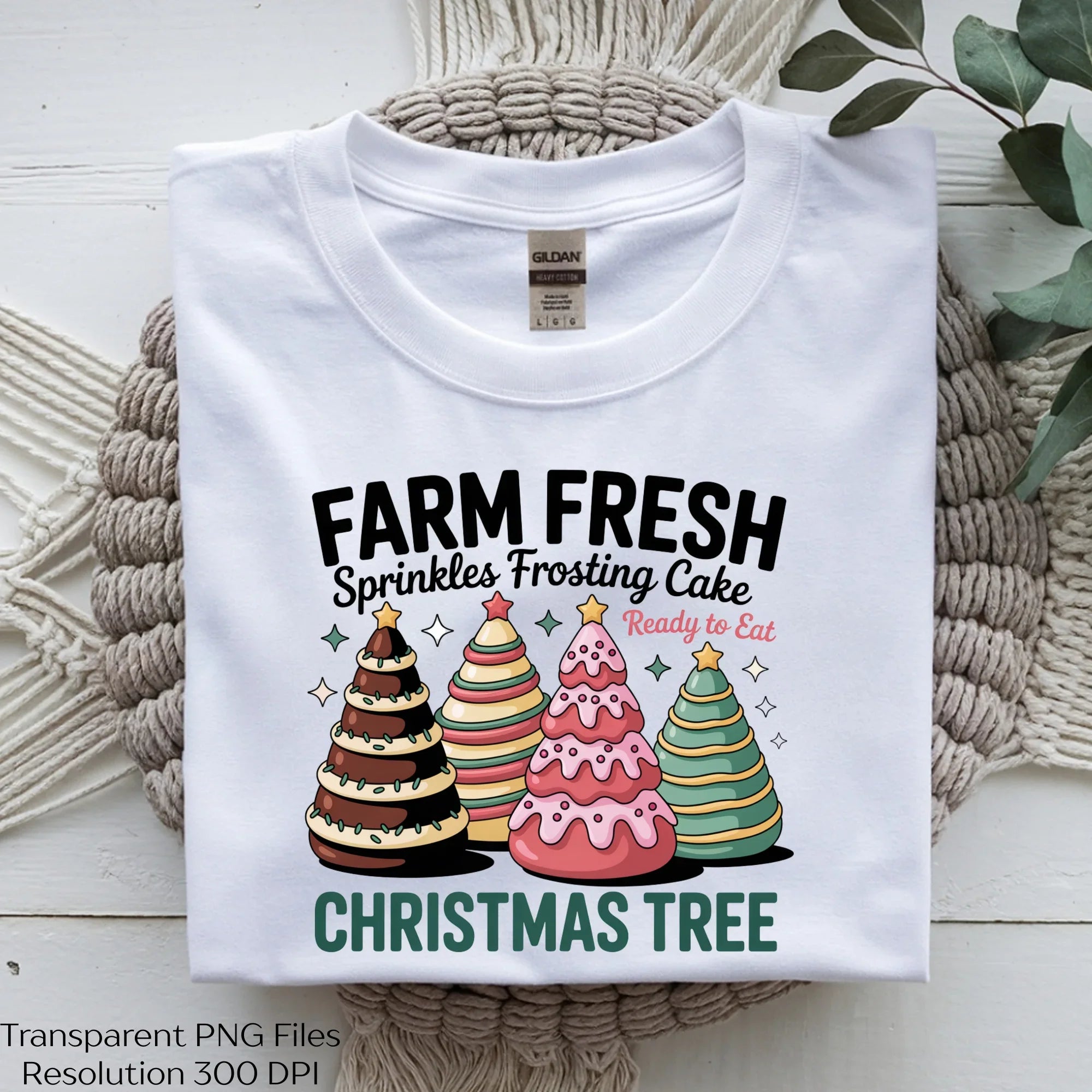 Farm Fresh Christmas Cakes Tree Clipart Bundle - CraftNest - Digital Crafting and Art