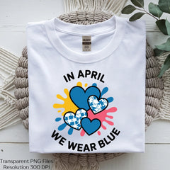 April Blue Shirt Clipart Bundle - CraftNest - Digital Crafting and Art