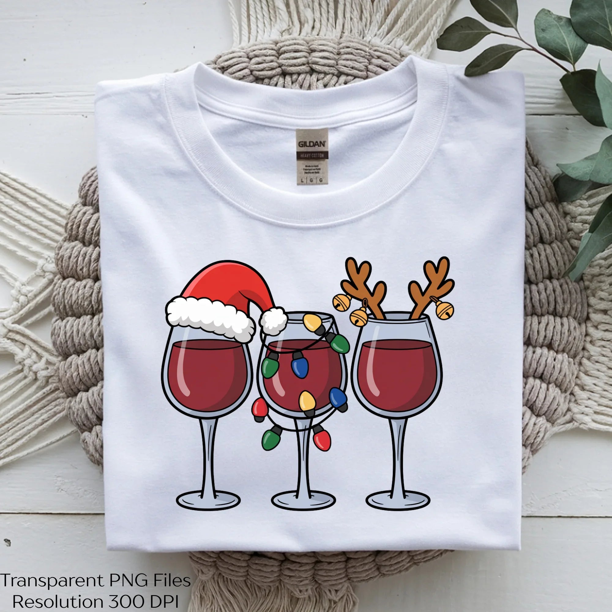 Christmas Wine Glass Holiday Drink Clipart Bundle - CraftNest - Digital Crafting and Art