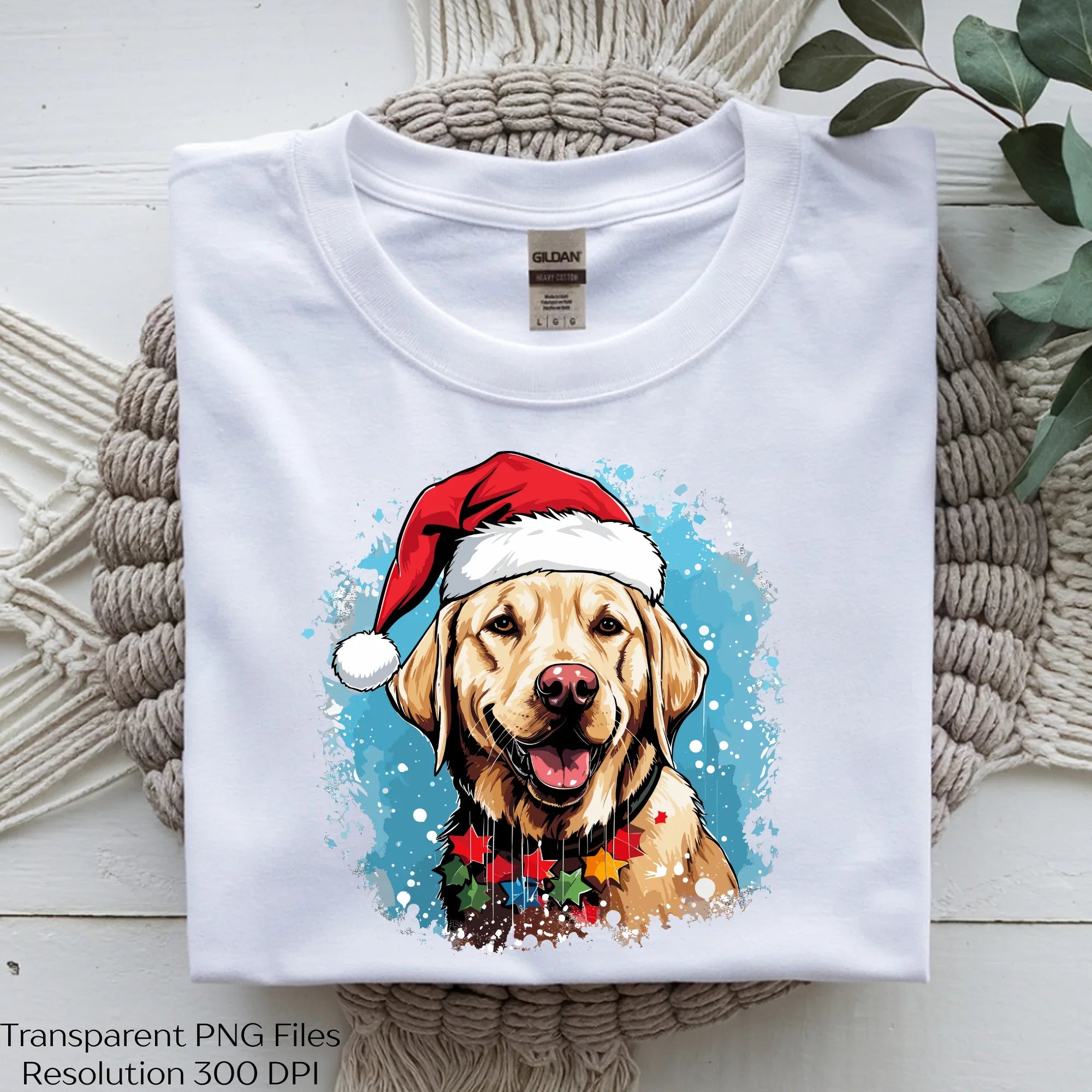 Labrador Retriever Dog in Santa Hat Clipart Bundle - CraftNest - Digital Crafting and Art
