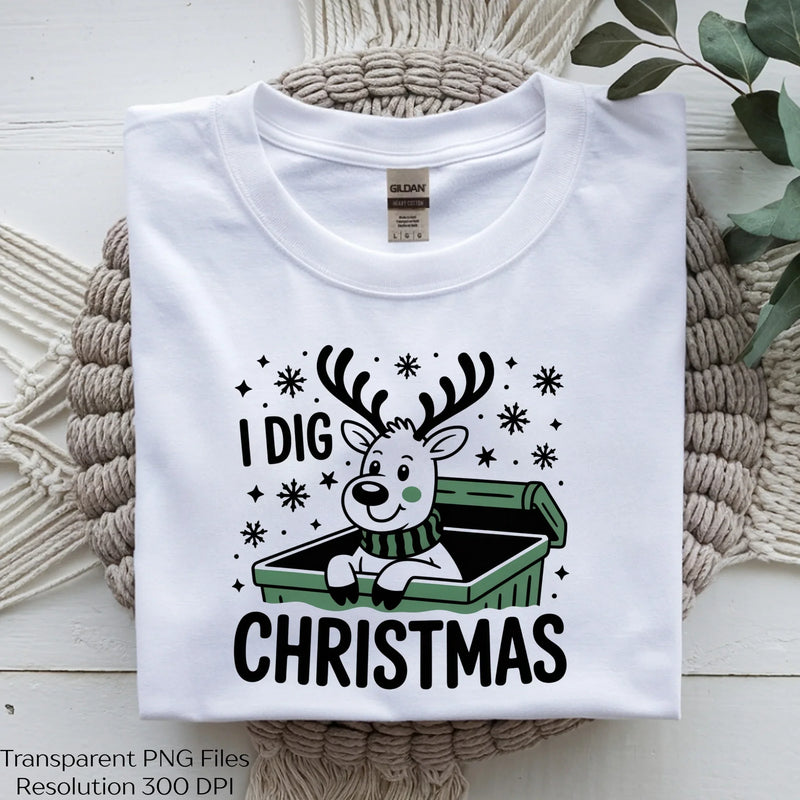 Funny Reindeer Construction Christmas Clipart Bundle - CraftNest - Digital Crafting and Art