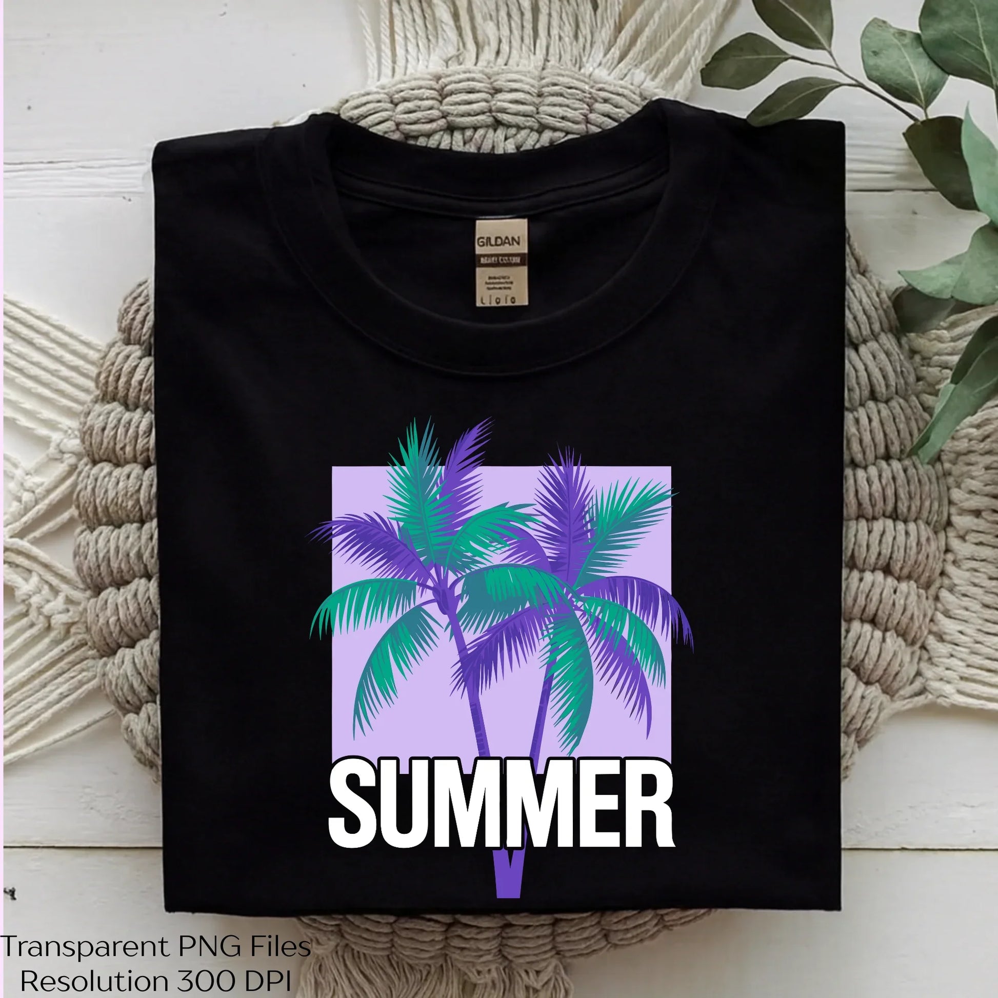 Summer Palm Trees Beach Vibes Clipart Bundle - CraftNest - Digital Crafting and Art