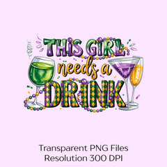 This Girl Needs a Drink Clipart Bundle - CraftNest - Digital Crafting and Art