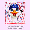 4th of July Mama Goose Clipart Bundle