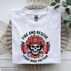 Firefighter Skull Fire and Rescue Clipart Bundle - CraftNest - Digital Crafting and Art