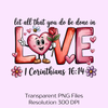 Let All That You Do Be Done In Love Clipart Bundle