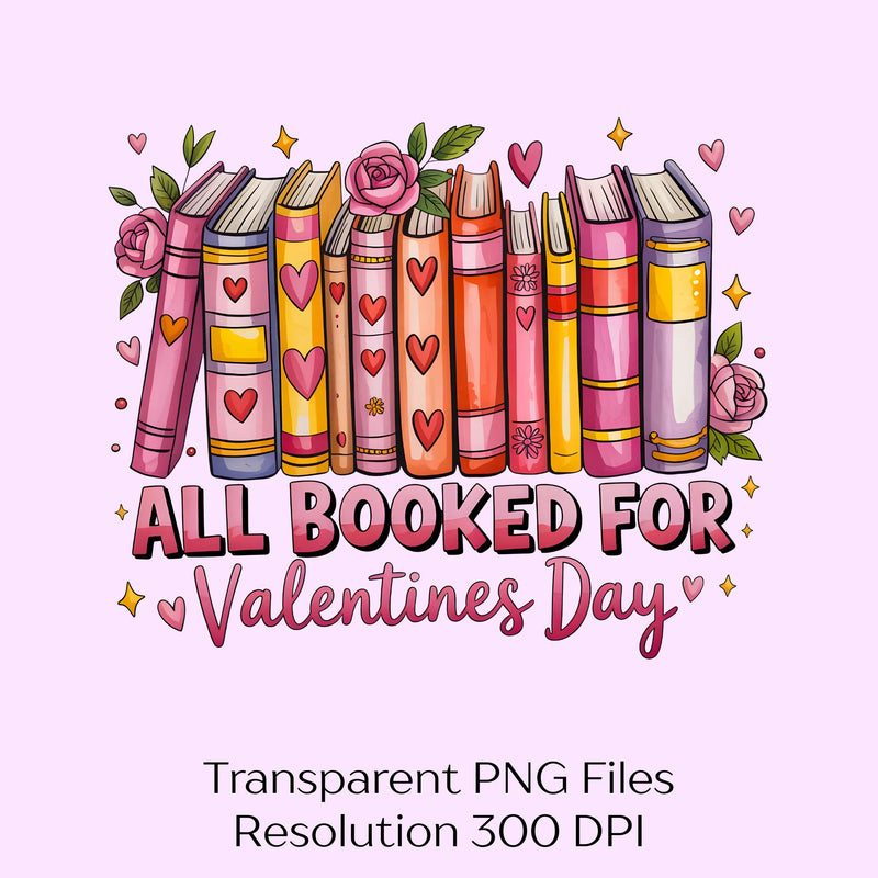 Valentine's Day Clipart Bundle: All Booked Designs - CraftNest - Digital Crafting and Art