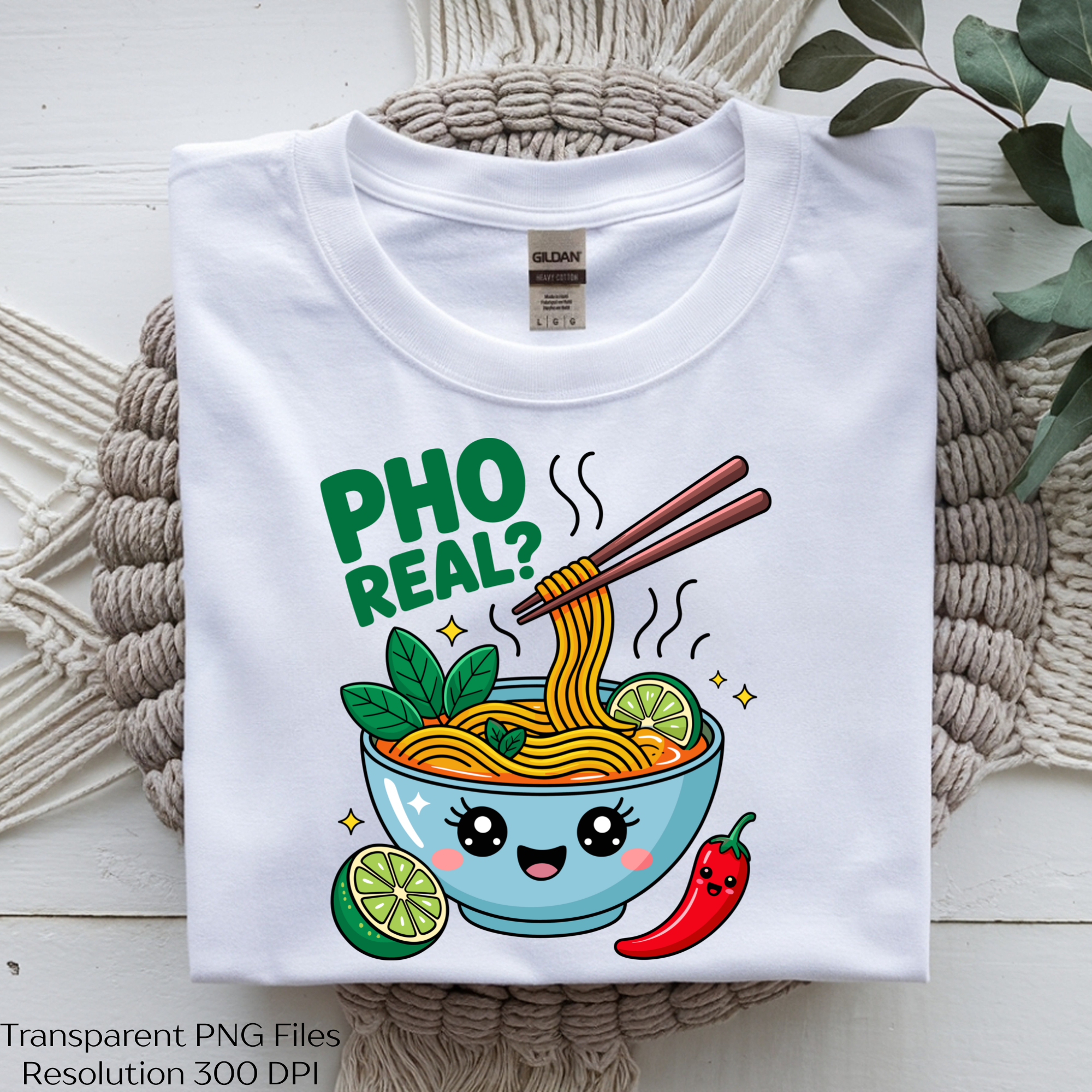 Pho Real Kawaii Noodle Pun SVG Bundle - CraftNest - Digital Crafting and Art