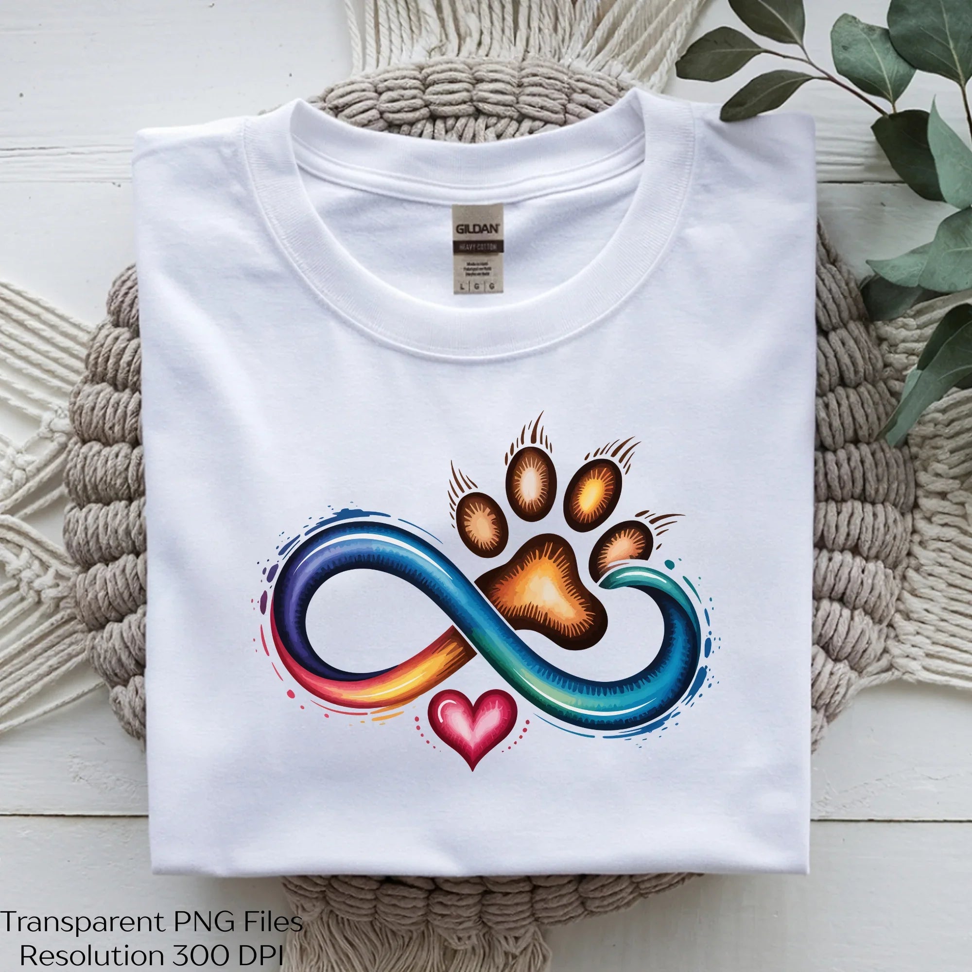 Paw and Heart Love Infinity Clipart Bundle - CraftNest - Digital Crafting and Art