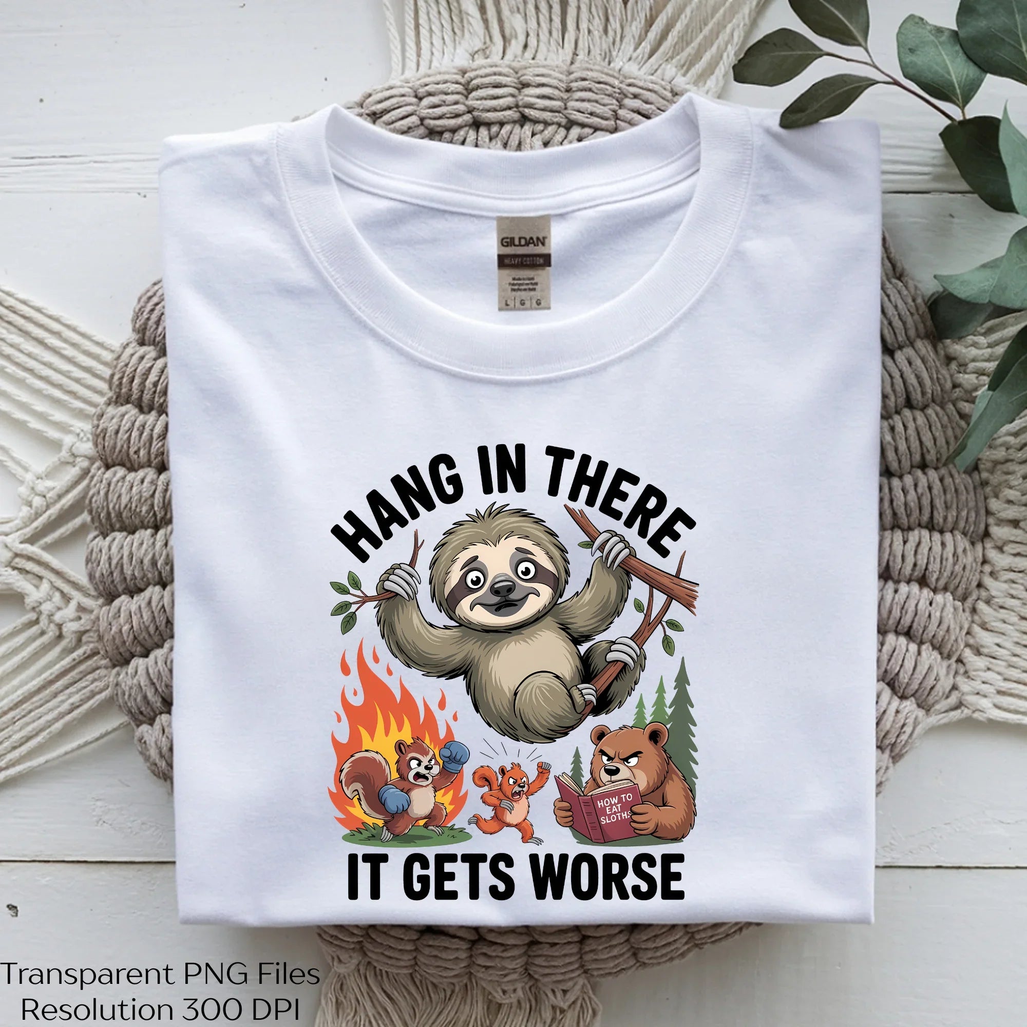 Hand In There It Gets Worse Shirt Clipart Bundle - CraftNest - Digital Crafting and Art