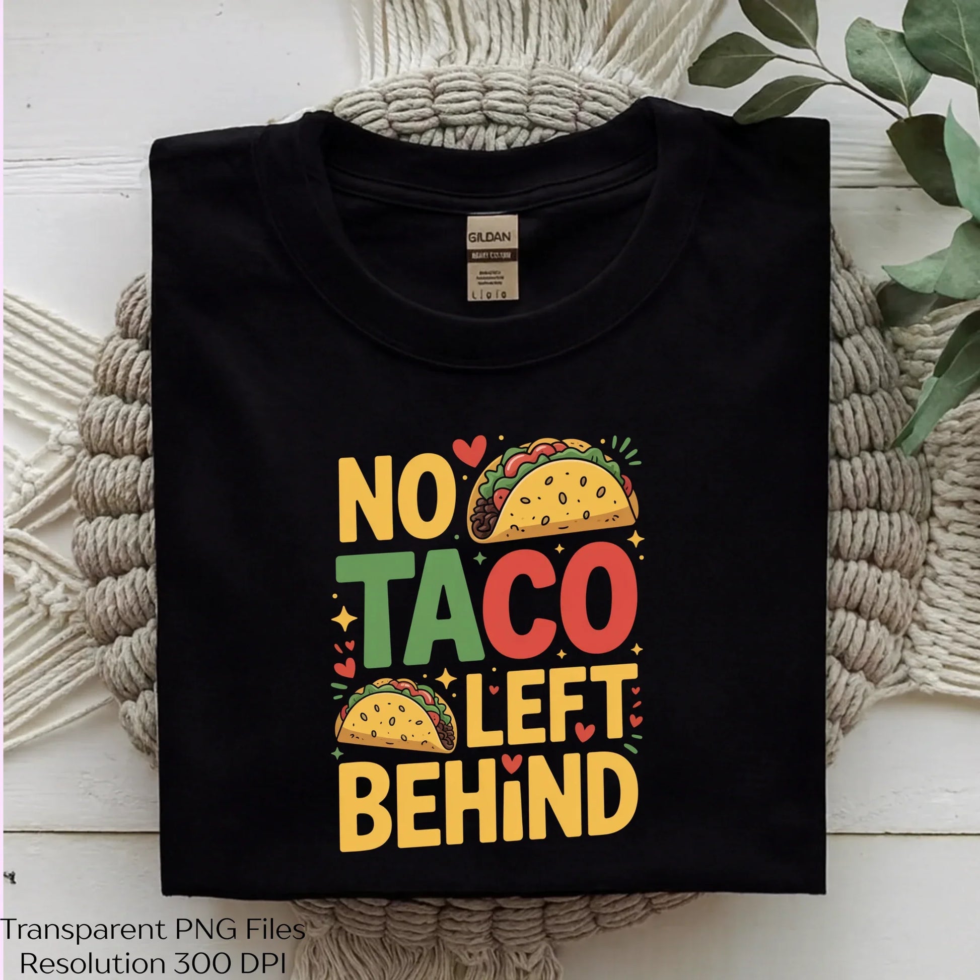 No Taco Left Behind Funny Clipart Bundle - CraftNest - Digital Crafting and Art