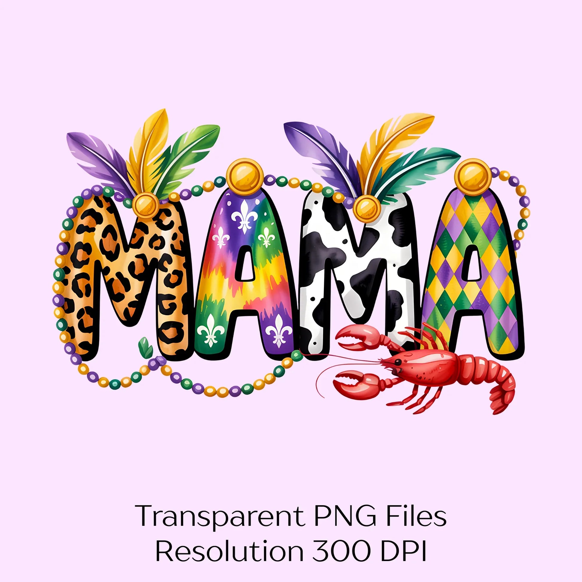 Mama Mardi Gras Clipart Bundle - CraftNest - Digital Crafting and Art
