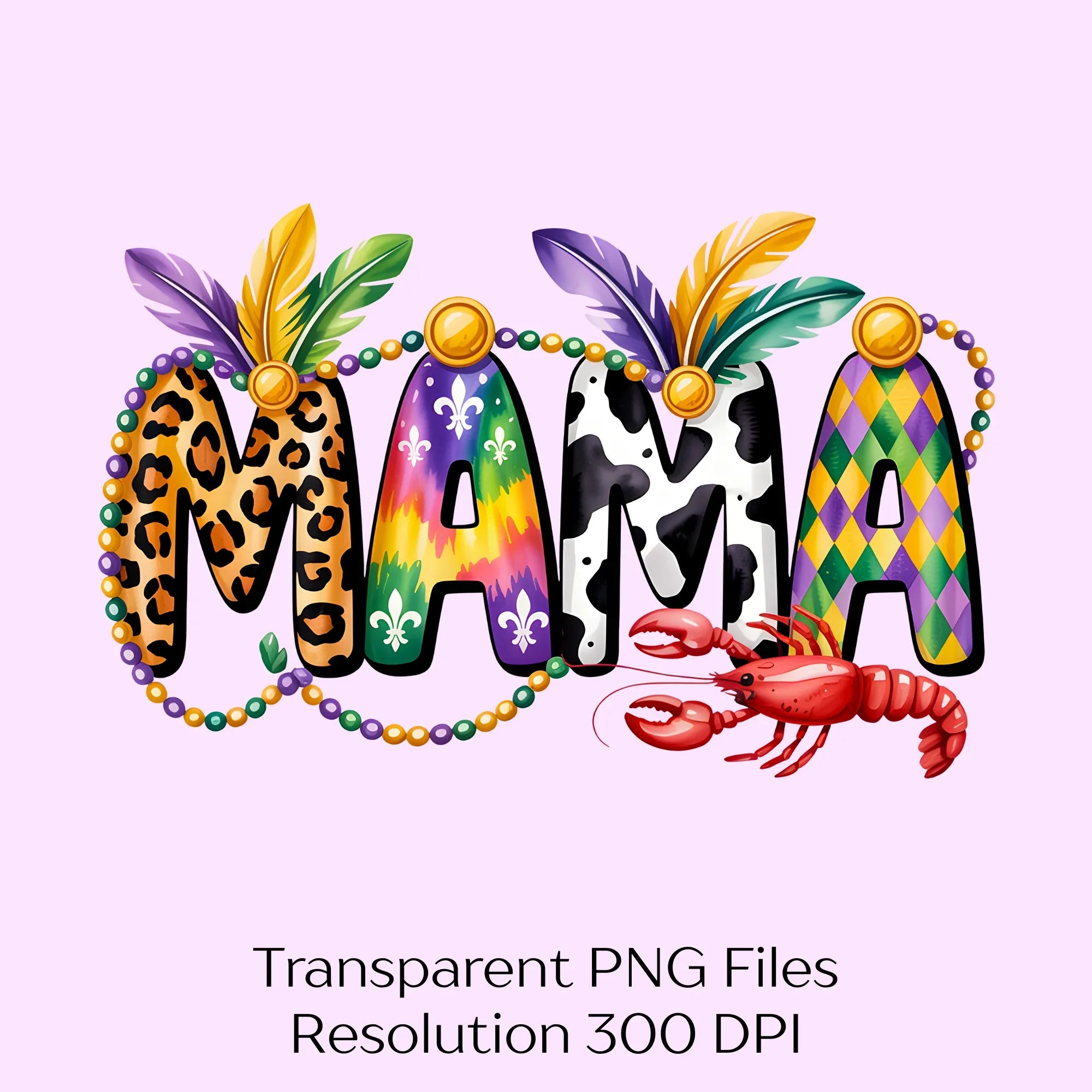 Mama Mardi Gras Clipart Bundle - CraftNest - Digital Crafting and Art