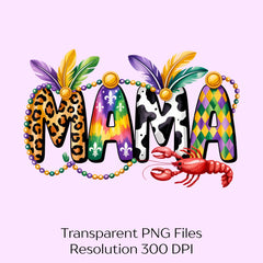 Mama Mardi Gras Clipart Bundle - CraftNest - Digital Crafting and Art
