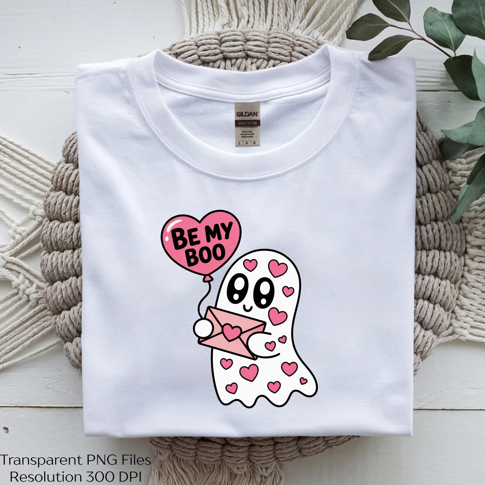 Valentine Ghost 'Be My Boo' Clipart Bundle - CraftNest - Digital Crafting and Art