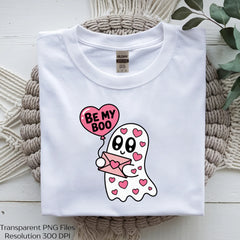 Valentine Ghost 'Be My Boo' Clipart Bundle - CraftNest - Digital Crafting and Art