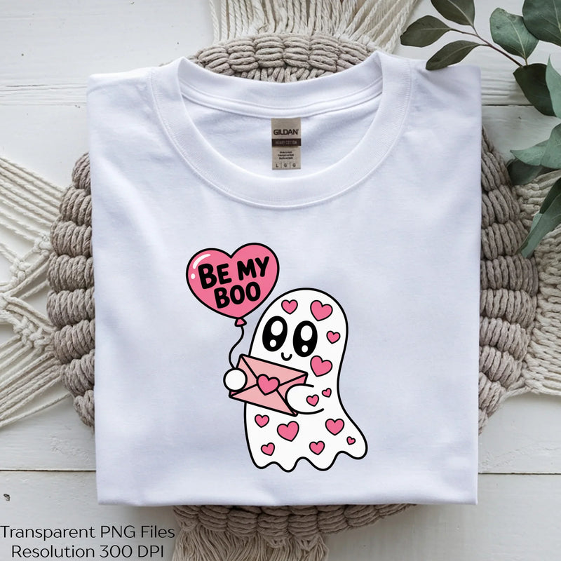 Valentine Ghost 'Be My Boo' Clipart Bundle - CraftNest - Digital Crafting and Art
