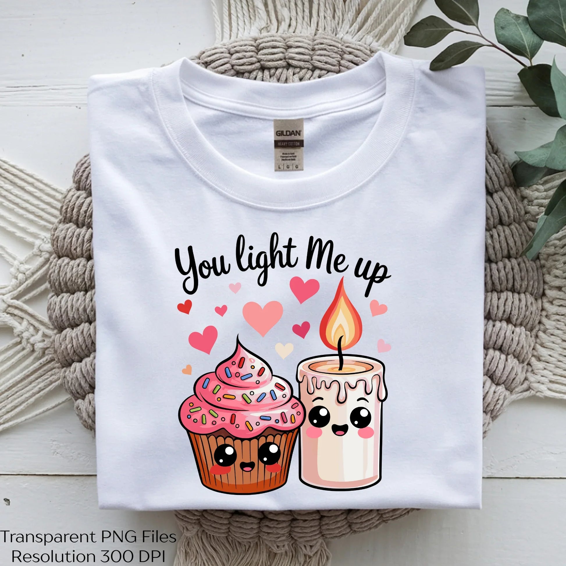 Kawaii Cupcake and Candle Romantic Pun SVG Bundle - CraftNest - Digital Crafting and Art