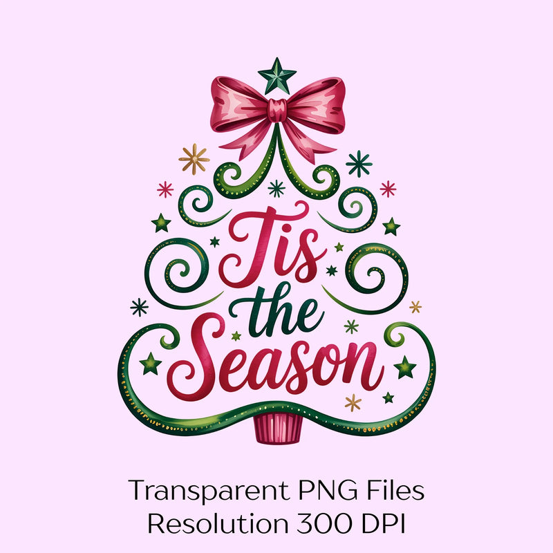 Coquette Christmas Clipart Bundle - CraftNest - Digital Crafting and Art