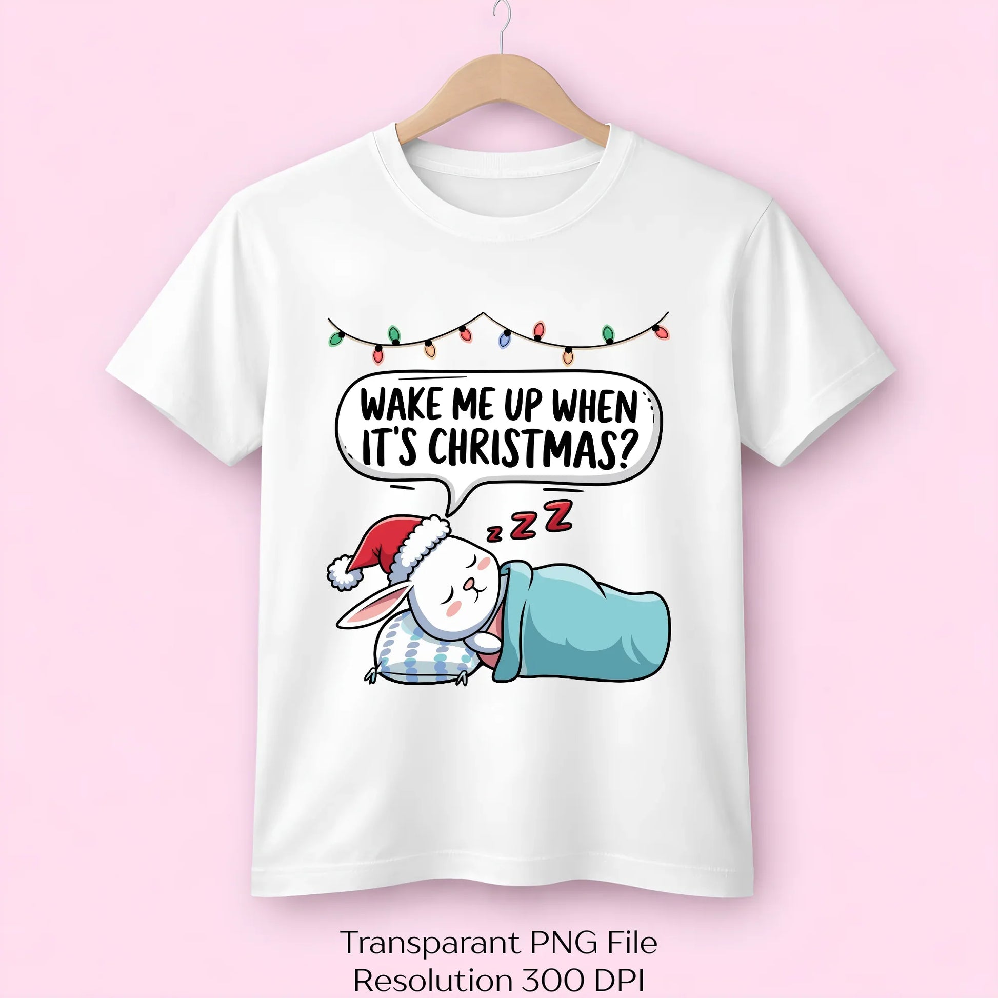 Christmas Wake Me Up When It's Rabbit SVG Bundle - CraftNest - Digital Crafting and Art