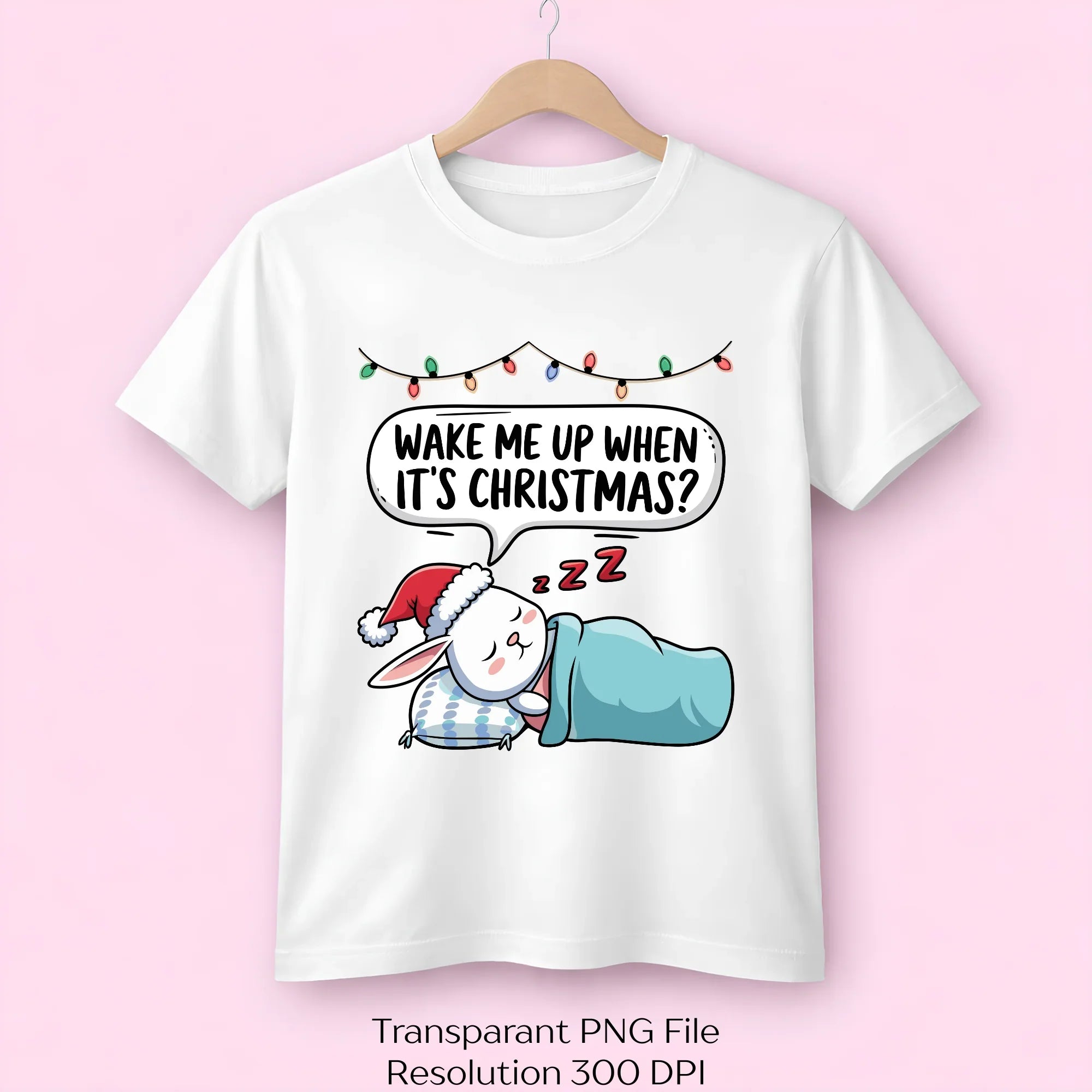 Christmas Wake Me Up When It's Rabbit SVG Bundle - CraftNest - Digital Crafting and Art