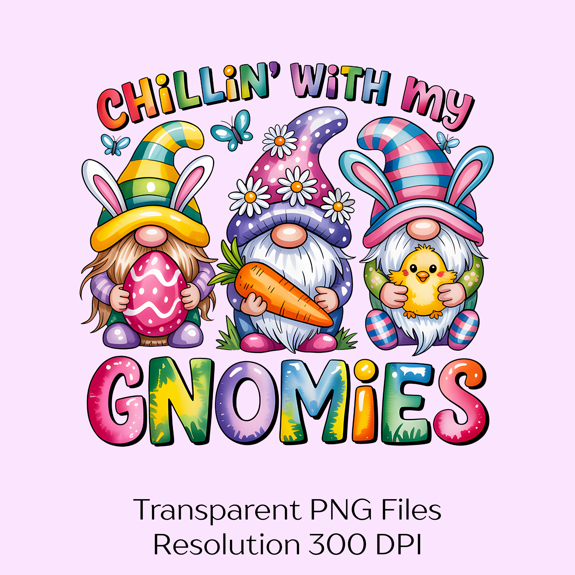 Chillin With My Gnomies Clipart Bundle - CraftNest - Digital Crafting and Art
