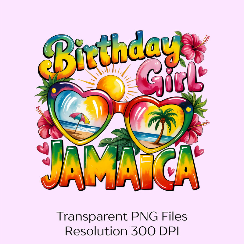 Birthday Girl Jamaica Clipart Bundle - CraftNest - Digital Crafting and Art
